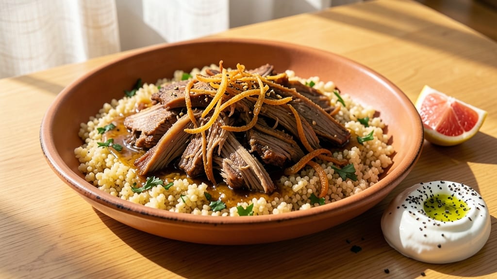 Mediterranean Pulled Pork Recipe: Za'atar-Spiced Shreds With Garlicky Yogurt Drizzle